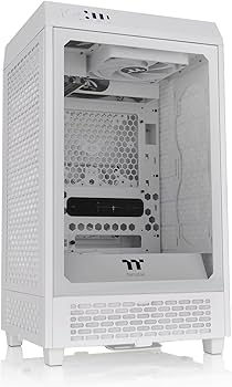 Amazon | Thermaltake The Tower 200 Snow 大型グラフィックカード縦