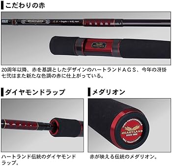 Amazon | ダイワ(DAIWA) バスロッド ハートランド 721MLFS-SV AGS20