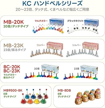Amazon | ミュージックベル（ハンドベル）20音 MB-20K/MU 【マルチ