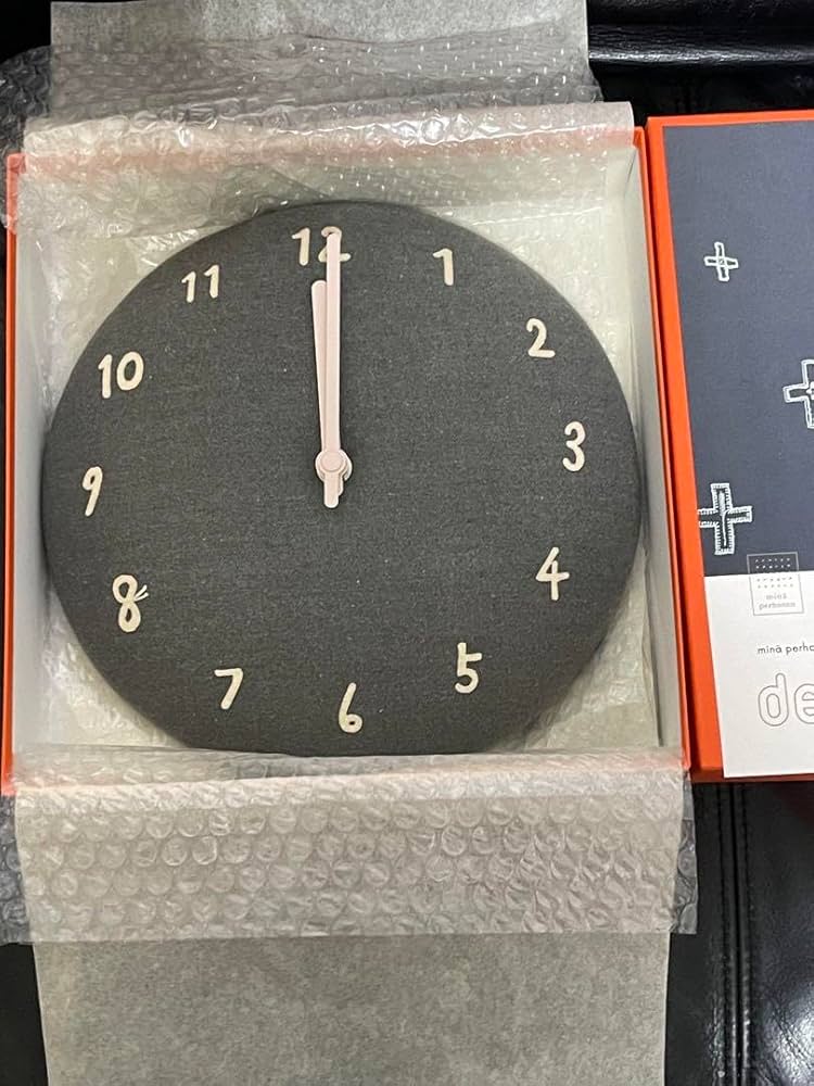 Amazon.co.jp: 新ミナペルホネン 壁掛け時計 bolo mina perho : ホーム