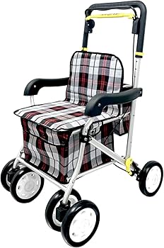 Amazon | Care-Parents シルバーカー アルミ製 折りたたみ 軽量 手押し