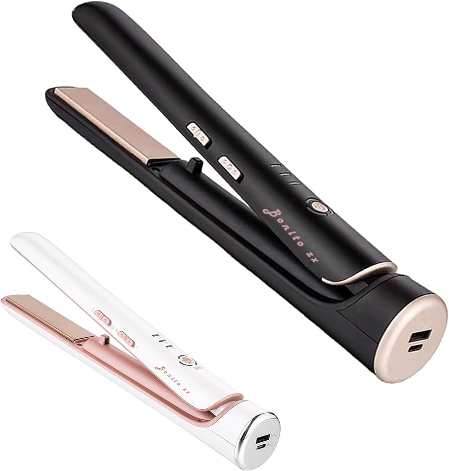 Amazon | 【コードレス・ USB充電】コードレスヘアアイロン 5200mAh大