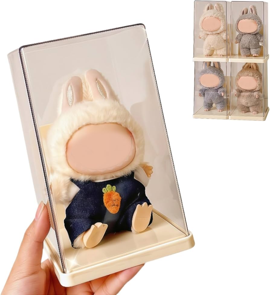 Amazon.co.jp: 17/15cmのぬいぐるみ用透明ディスプレイケース、吊り