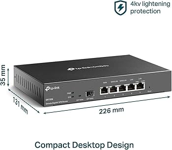 Amazon.com: TP-Link ER7206 | Multi-WAN Professional Wired Gigabit