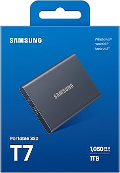 Amazon.com: Samsung T7 Portable SSD - 1 TB - USB 3.2 Gen.2