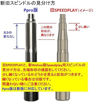 Amazon | Pproオリジナル Wahoo SPEEDPLAY用オリジナルシャフト チタン