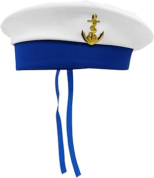 Amazon.com: Nicky Bigs Novelties Adult Retro Sailor Hat- Vintage