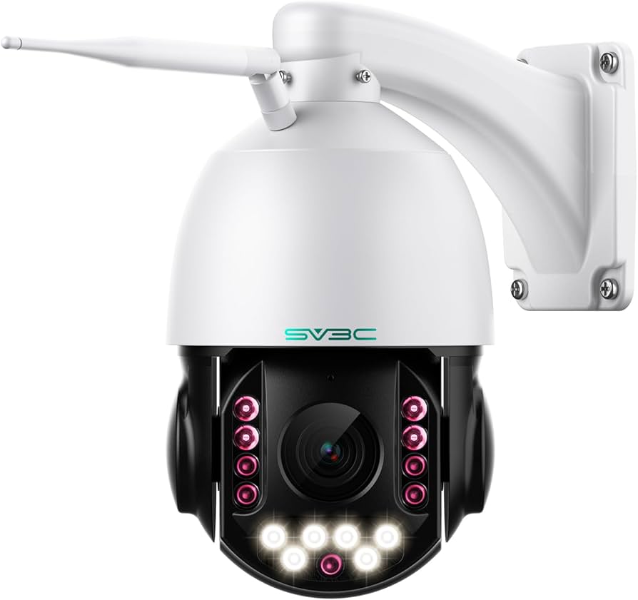 Amazon.com : SV3C 4K 36X Zoom PTZ Camera Outdoor, 8MP Dual Band