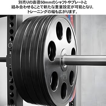 Amazon | 【WNJAPAN】ダンベル オリンピック ラバープレート 7穴