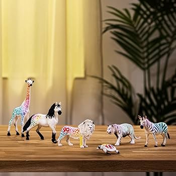 Amazon.co.jp: SCHLEICH 72265 ゼブラ 90年版 5年コレクターズ - 置物