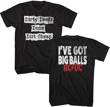 Amazon.com: American Classics ACDC Rock Band Dirty Deeds Done Dirt