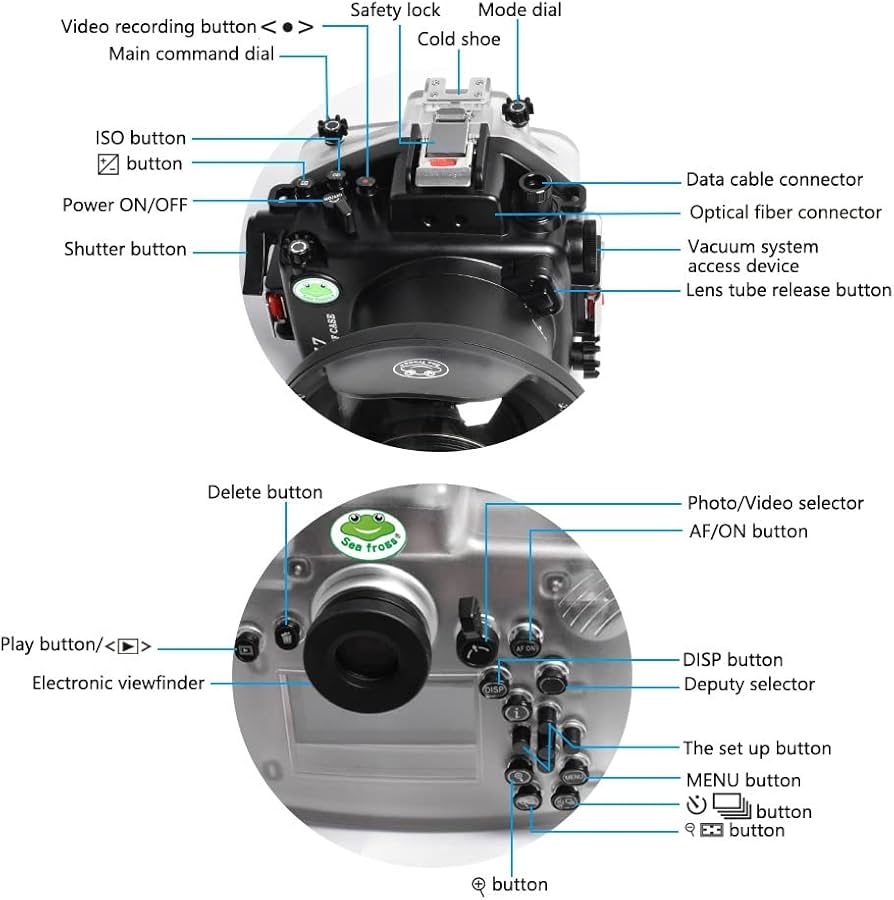 Amazon.com : SeaFrogs Underwater Housing for Nikon Z7 Z6+ 6 Inch