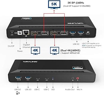 Amazon.co.jp: WAVLINK USB C Ultra 5Kユニバーサル ドッキング