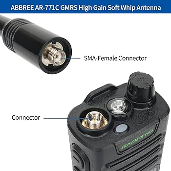 Amazon.com: ABBREE AR-771C GMRS (155/462MHz) Antenna 15.3inch Whip