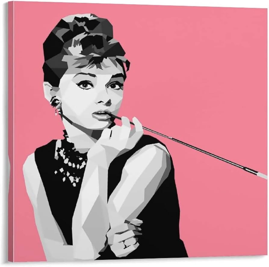 Amazon.co.jp: ポスター アートパネル オードリー・ヘップバーン