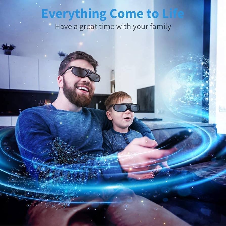 Amazon | ZOYUBS GL200 DLP-Link 3Dメガネ 充電式 96HZ-144HZ 技術 度