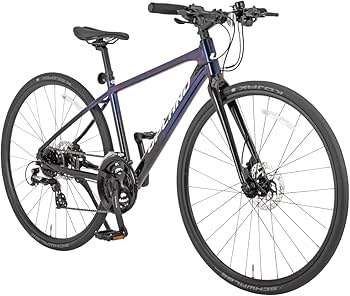 Amazon | アップランド(UPLAND) クロスバイク 自転車 スネイクブルー