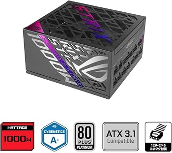 Amazon | ASUS PSU GPU-FIRST 大型のROGヒートシンク 0dBテクノロジー