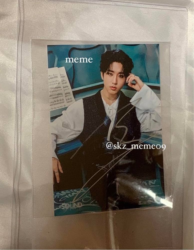 Amazon.co.jp: スキズTHE SOUND直筆サイン ハンジソン straykids