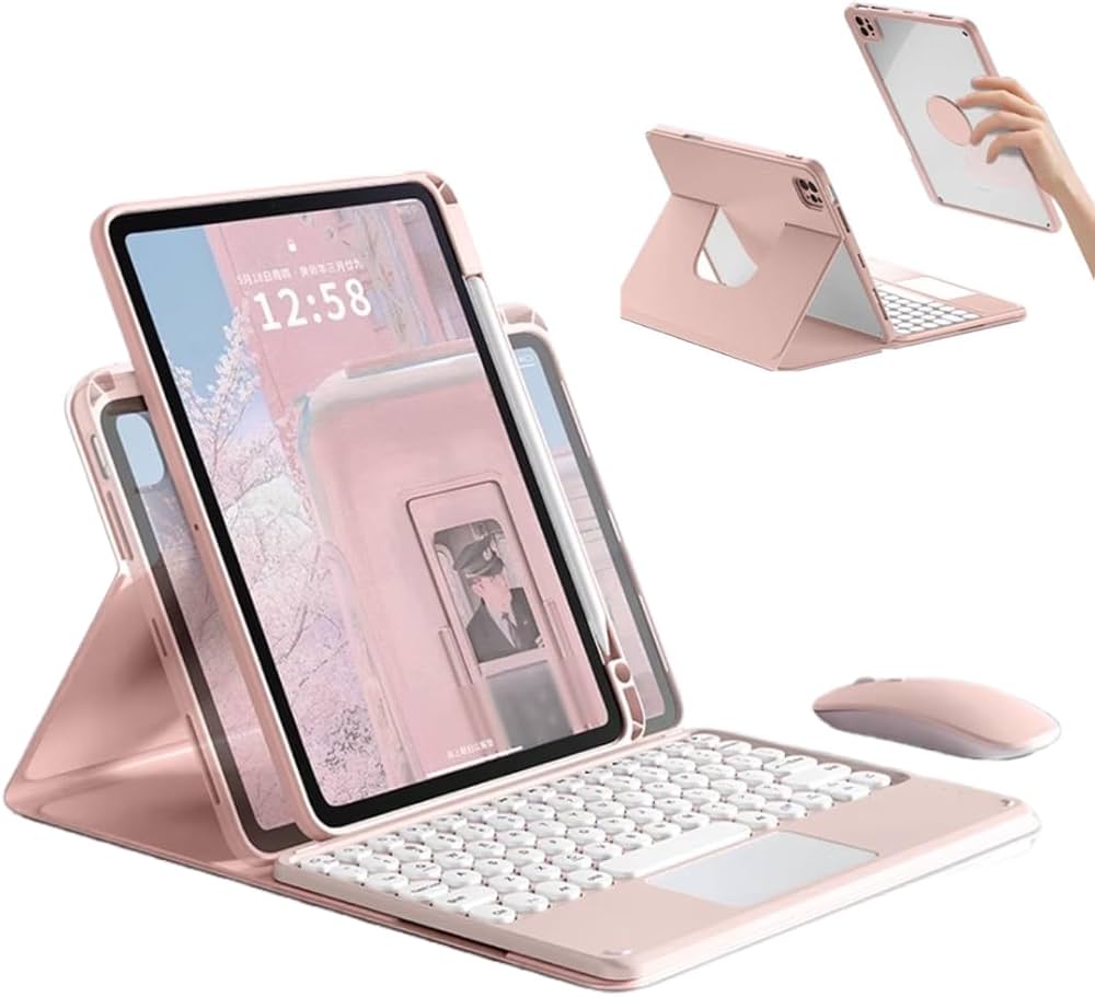 Amazon | マウス付き For iPad Air 11インチ2025 2024キーボードケース
