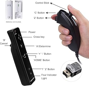 Amazon | wii リモコン ヌンチャク Wii コントローラー コンソール用