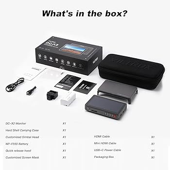 Amazon.com : VILTROX DC-X2 6 inch Touchscreen Camera Field Monitor