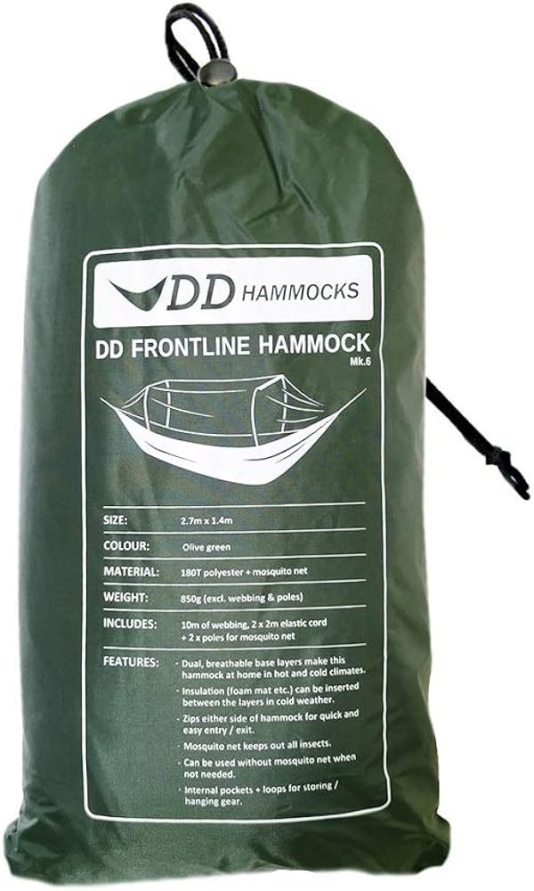 Amazon.co.jp: DD Hammocks DD フロントライン ハンモック (オリーブ