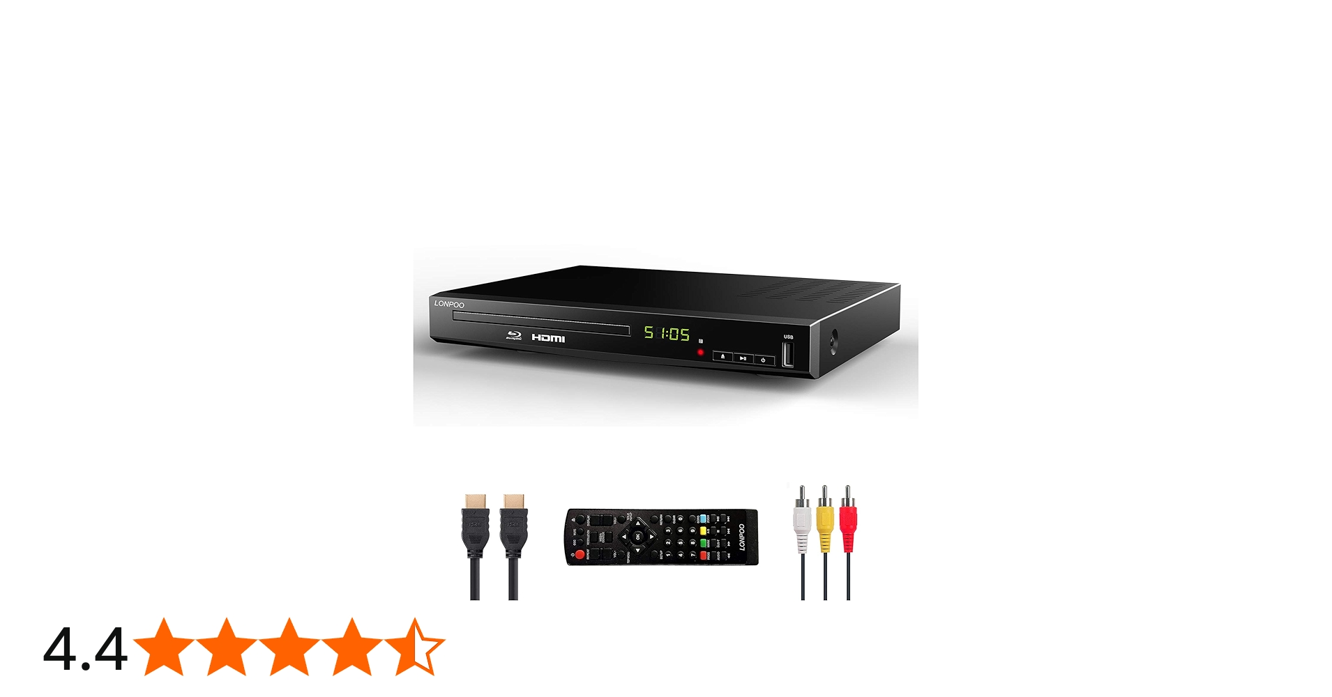 Amazon | LP-100 Blu Ray DVDプレーヤー | LONPOO | DVDプレーヤー