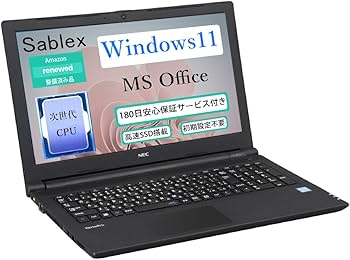 Amazon.co.jp: 【整備済み品】NEC VersaPro VE-4 第7世代 Core i3