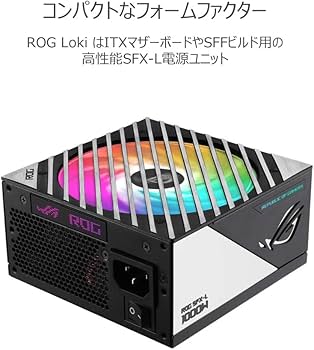 Amazon | ASUS pc電源ユニット 80 PLUS プラチナ 1000W SFX ROG-LOKI