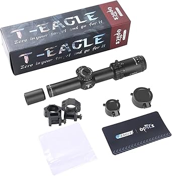 Amazon.co.jp: T-EAGLE ライフルスコープ EO1.2-6x24WA 可変倍率