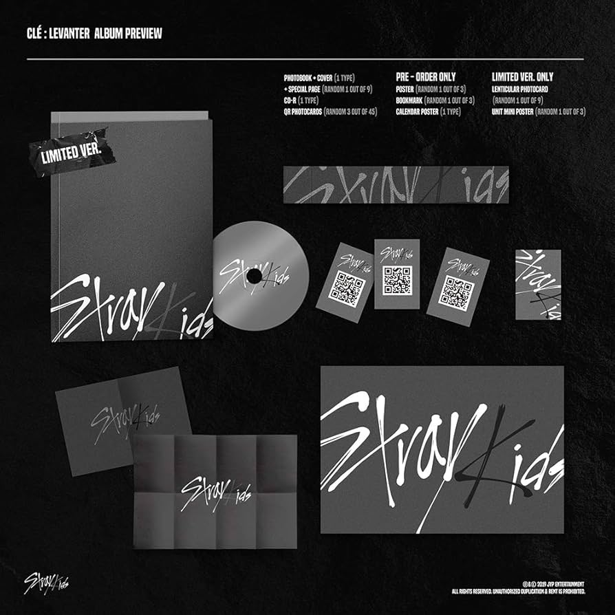 Stray Kids - Clé : Levanter (Limited ver.) CD+Photobook+3QR