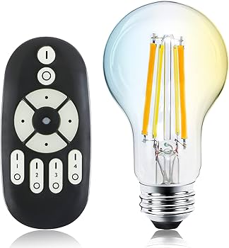 Amazon | 共同照明 フィラメント電球 E26 LED電球 60W形相当 無段階調