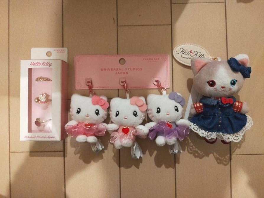 激レアUSJ ハローキティ 根付け 2014 当時物 激レアUSJ ハロー