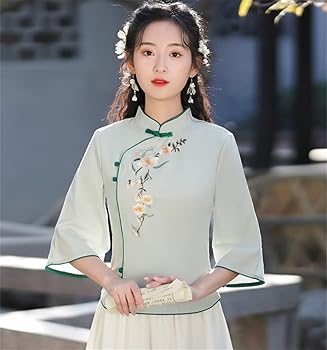 Amazon | [Vitality-F] チャイナ服 レディース チャイナシャツ