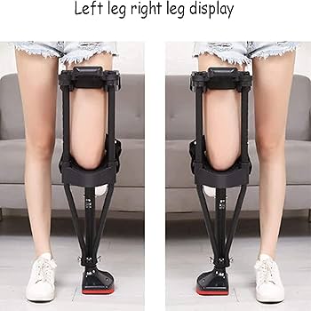 Amazon.co.jp: ハンズフリー松葉杖、歩行補助具、痛みのない膝用松葉杖