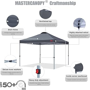 Amazon.co.jp: マスターキャノピー（MASTERCANOPY）ワンタッチタープ