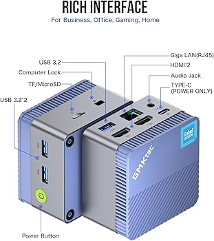 Amazon.com: GMKtec Mini PC, G5 Micro Desktop Computer, 12th Gen