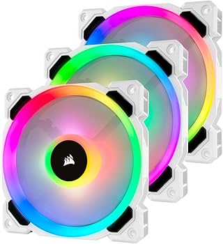 Amazon | Corsair LL120 RGB -White- Triple Pack PCケースファン 12cm
