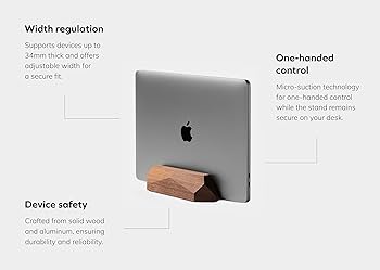 Amazon.co.jp: Oakywood (オーキーウッド) 縦型ノートパソコンスタンド