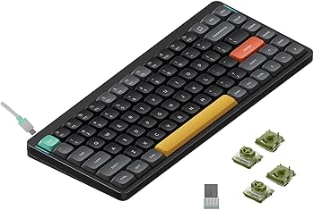 Amazon.com: NuPhy Air75 V2 Portable 75% Low Profile Keyboard,84