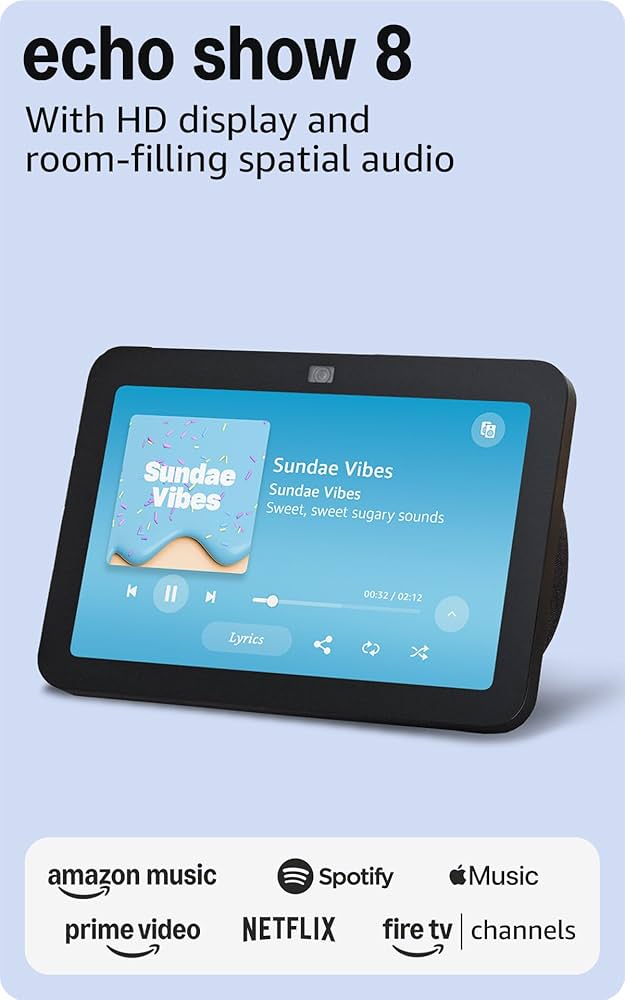 Amazon.com: Like-New Amazon Echo Show 8, With Spatial Audio, Smart
