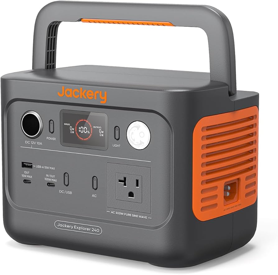 Amazon.co.jp: Jackery ポータブル電源 240 256Wh 定格出力300W 瞬間