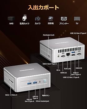Amazon.co.jp: GEEKOM AE7 ミニPC AMD Ryzen 9 7940HS 8コア/16