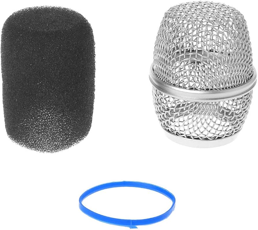 Amazon.co.jp: Genericマイクグリル、交換用ボールヘッドメッシュ