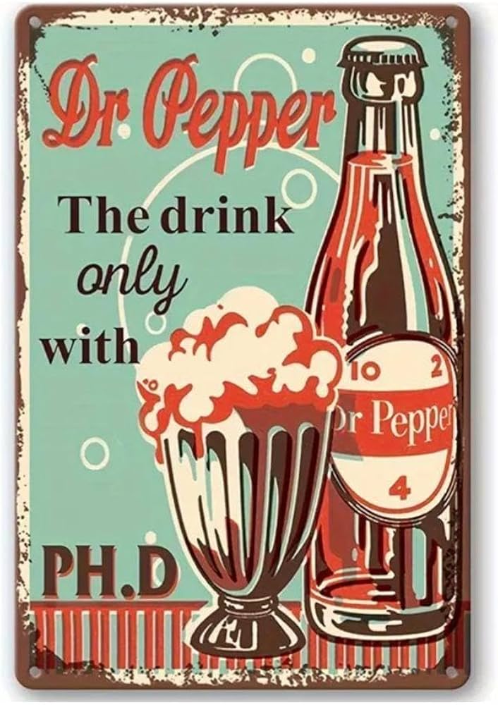 Amazon.co.jp: ドクターペッパー ドクペ ブリキ看板 アメリカン雑貨