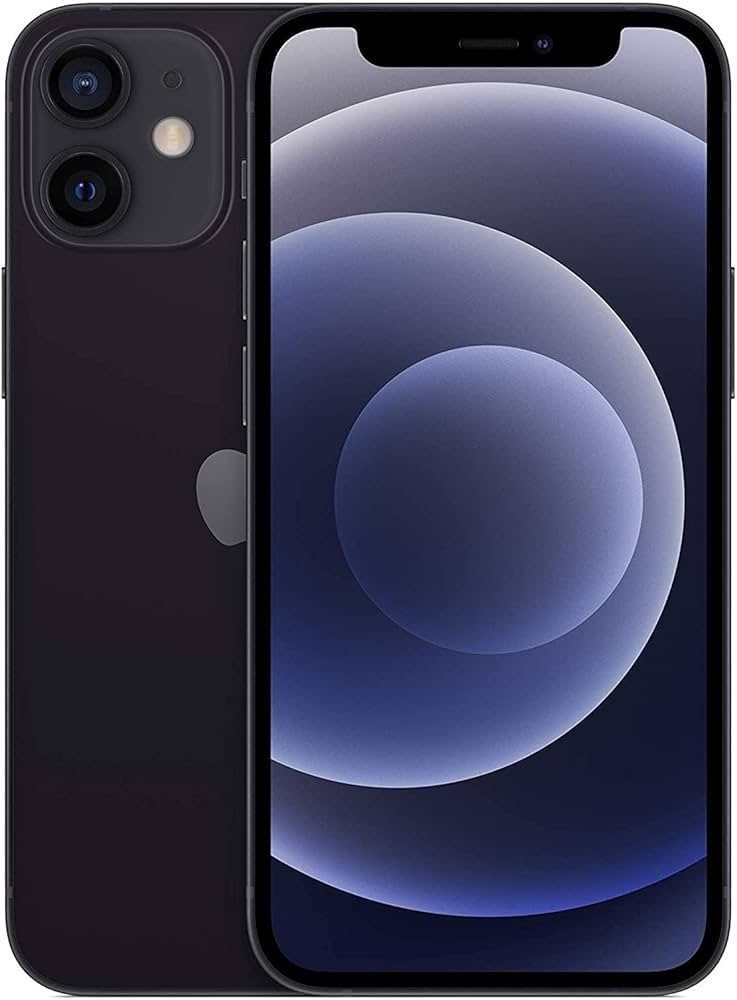 Amazon.com: Apple iPhone 12 Mini,64GB,黑色- 完全解鎖(翻新) : 手機