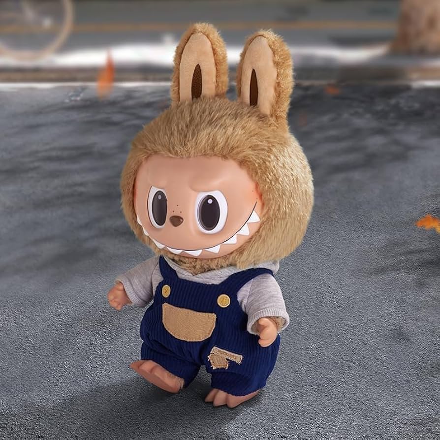 Amazon.co.jp: POP MART LABUBU TIME TO CHILL ぬいぐるみ : おもちゃ