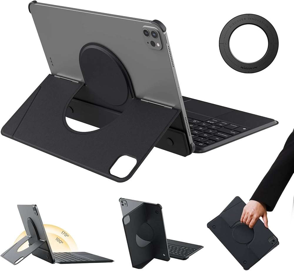 Amazon.co.jp: 【最軽量スタンドケース・マグネット対応】Nillkin iPad