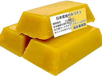 Amazon.co.jp: 蜜蜂 蜜蝋 誘引剤 3個セット 約100g 手に持ちやすい